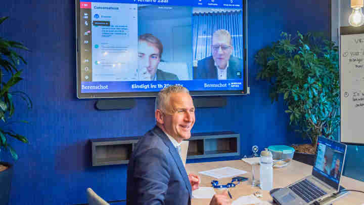 Afbeelding - Man ontmoet Berenschot HR via Zoom